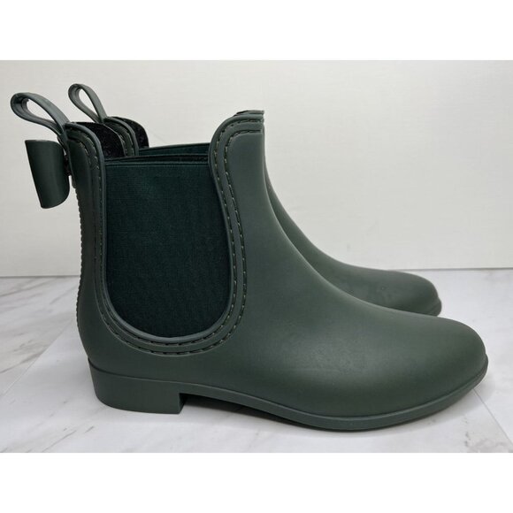 Catherine Malandrino Women's Briellie Bow Rain Boot in Green EUR 38 US 7 - Picture 1 of 8
